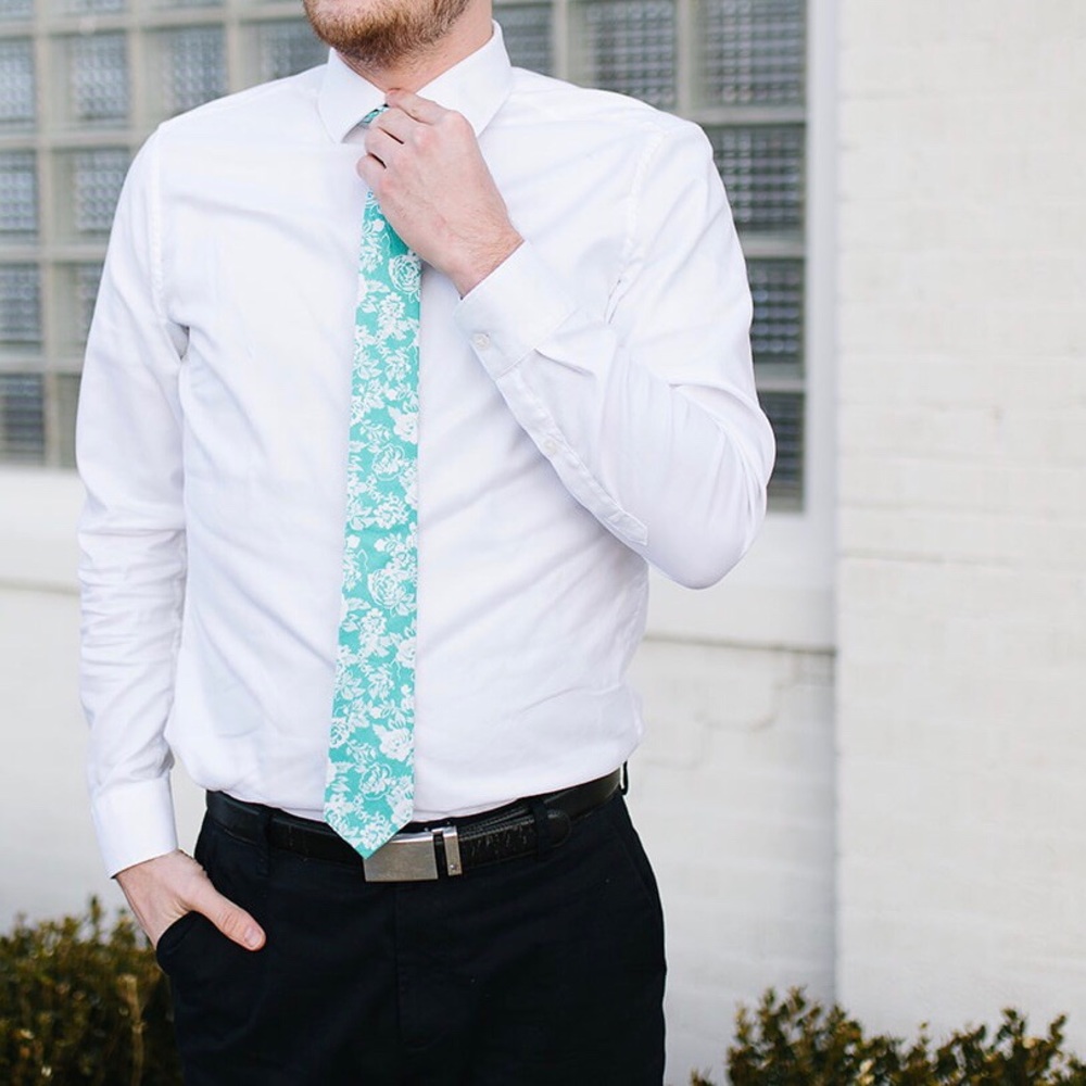 Teal Necktie